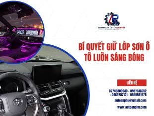 Bí quyết giữ lớp sơn ô tô luôn sáng bóng