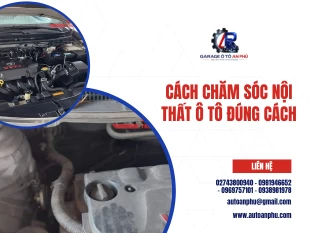 Cách chăm sóc nội thất ô tô đúng cách