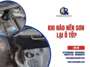 Khi nào nên sơn lại ô tô?
