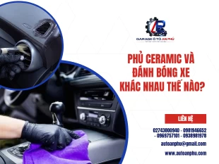 Phủ Ceramic và đánh bóng xe khác nhau thế nào?
