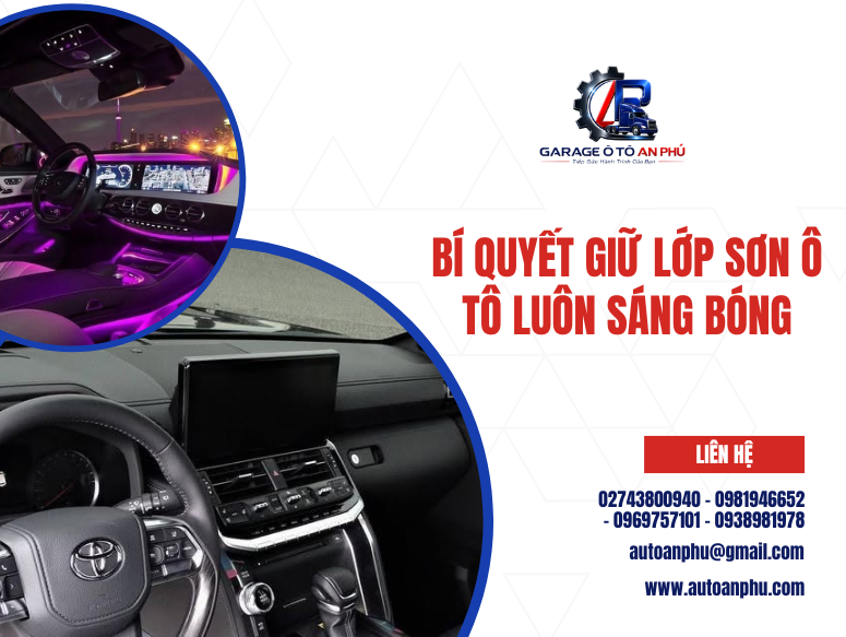 Bí quyết giữ lớp sơn ô tô luôn sáng bóng