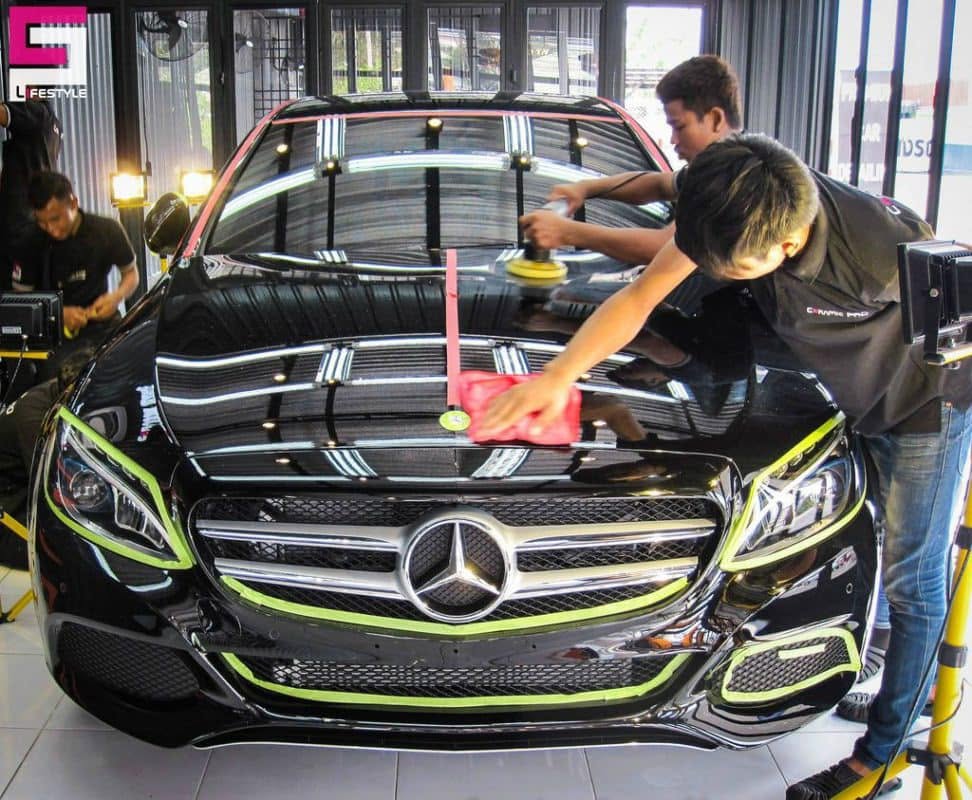 Quy trình chăm sóc trước khi sơn lại xe