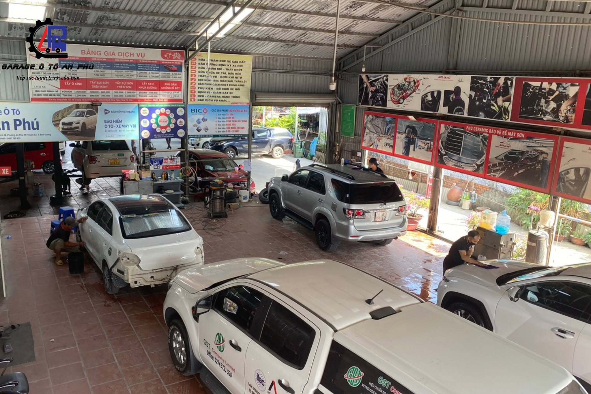 Sửa chữa ô tô xe tải container An Phú