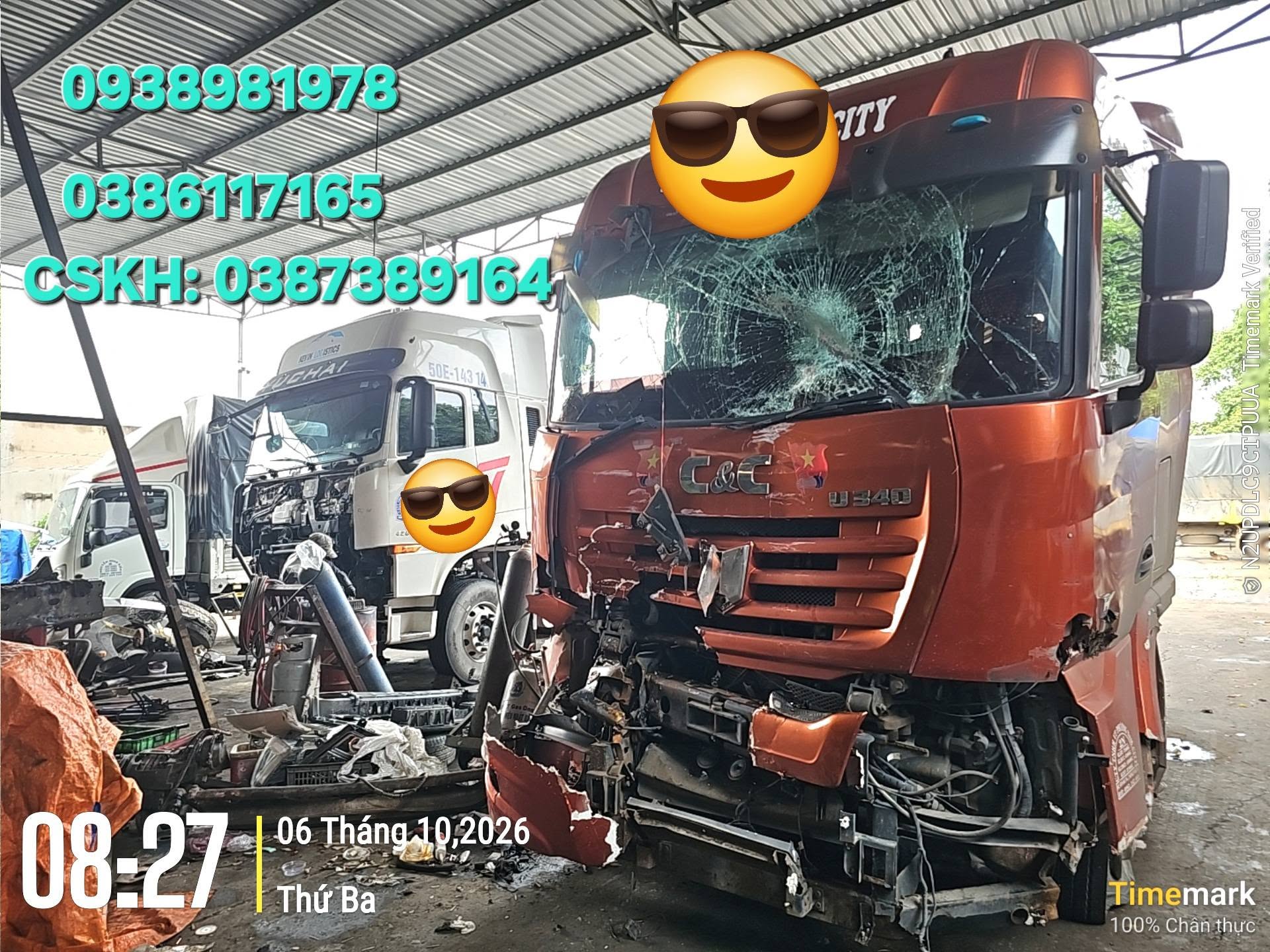 Sửa chữa xe container An Phú